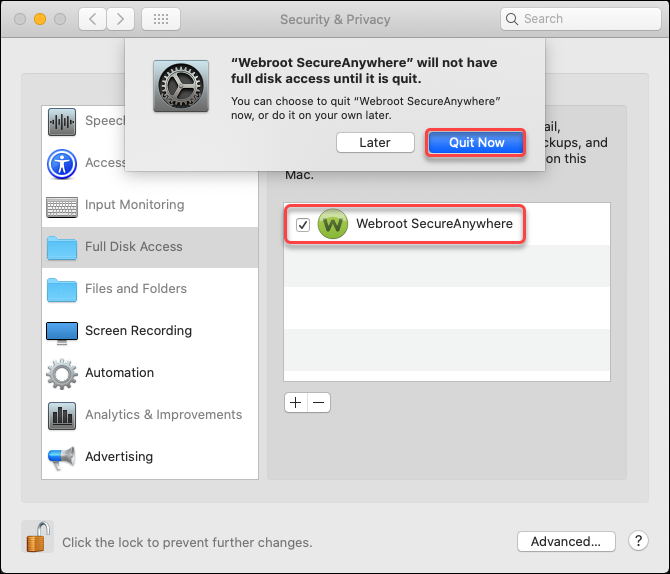 install webroot on mac