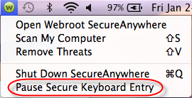 webroot secureanywhere internet security complete keylogger