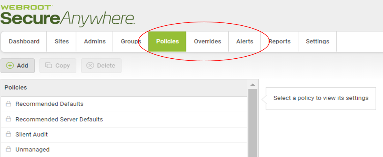 C:\Users\broberts\Pictures\Console redesign\New policies overrised alerts tab.png